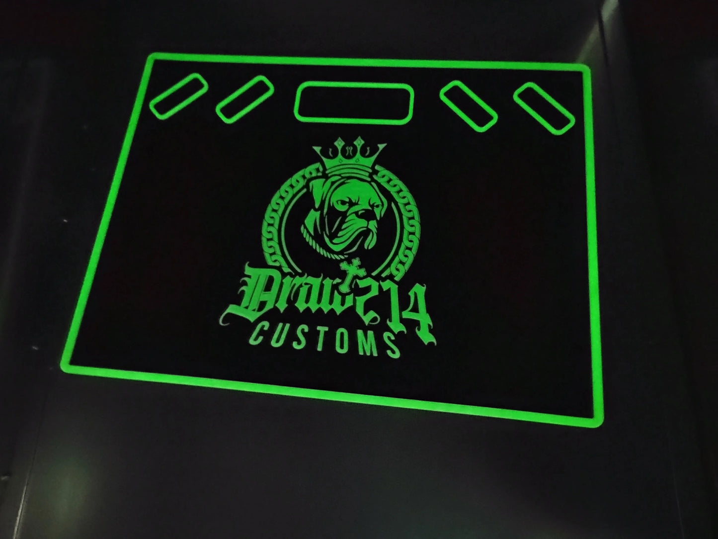 Draw214 Customs Glow in the Dark Takedown Mat