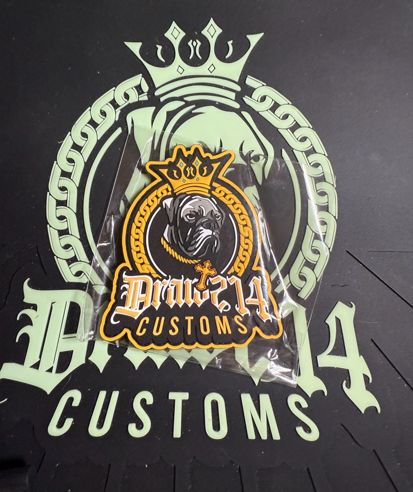 Draw214 Customs 3D PVC Patches